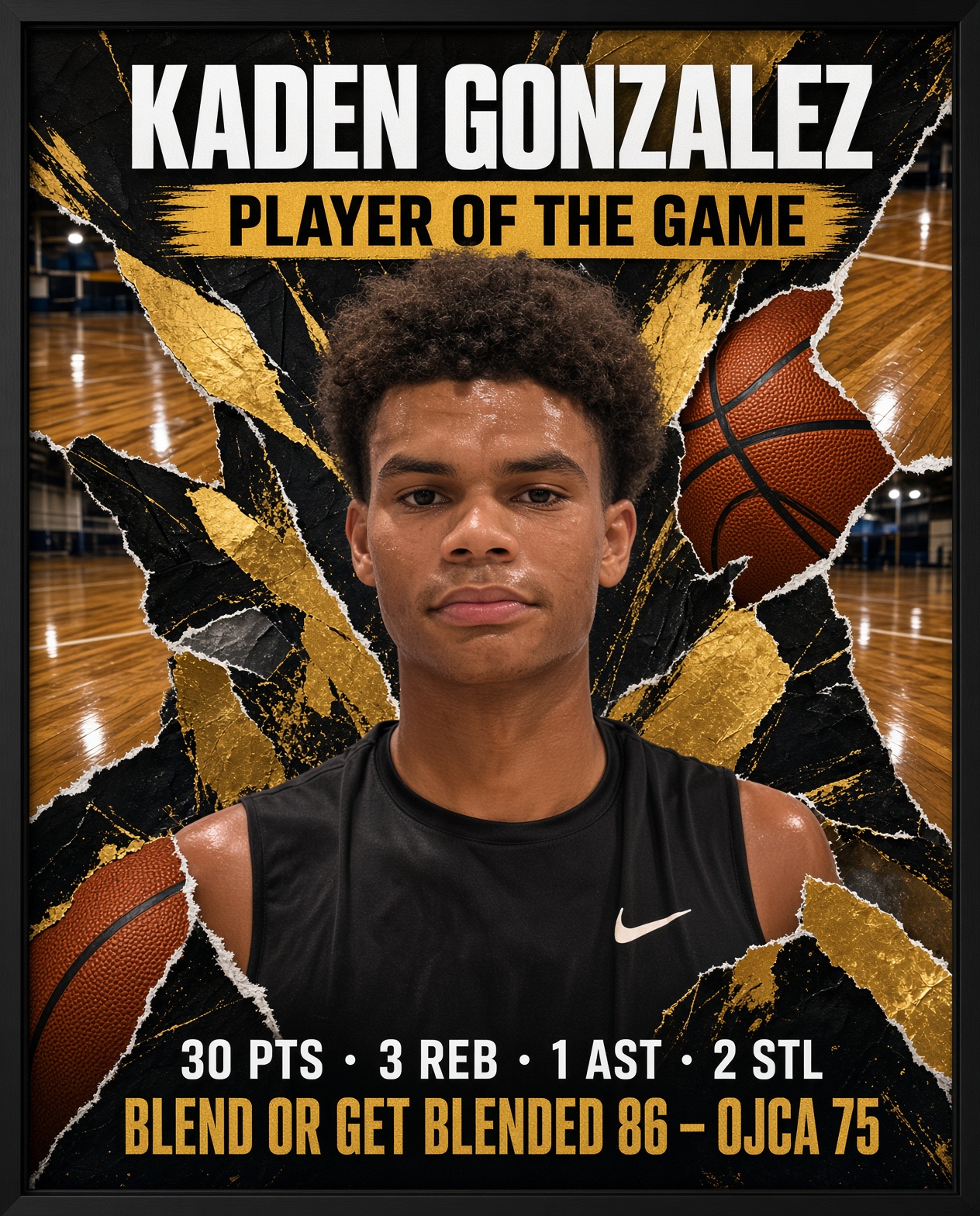 Kaden Gonzalez — 8:00 PM